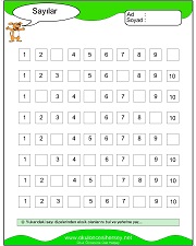 okul öncesi çocuklar için sayı kavramı ile ilgili çalışma sayfaları